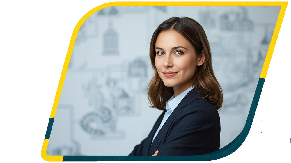 Kobieta w stroju biznesowym